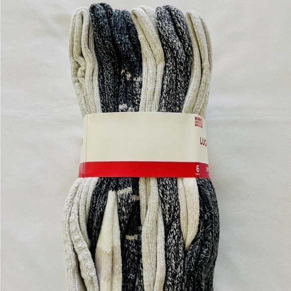 Lucky Brand NWT Boot Socks Women’s Size 5-10 Multicolor 6 Pairs - Picture 4 of 4